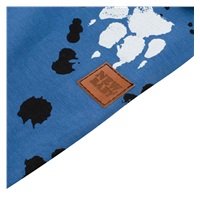 Kojenecký bavlněný šátek na krk New Baby tlapka modrý M