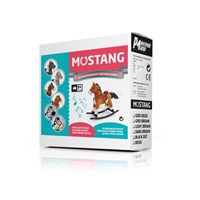 Houpací koník s melodií Milly Mally Mustang světle hnědý