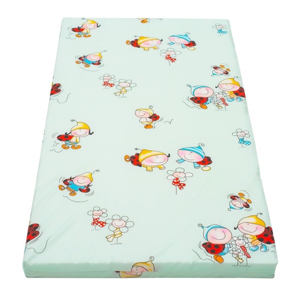 Dětská pěnová matrace New Baby 120x60 zelená - různé obrázky