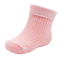 Kojenecké bavlněné ponožky New Baby růžové