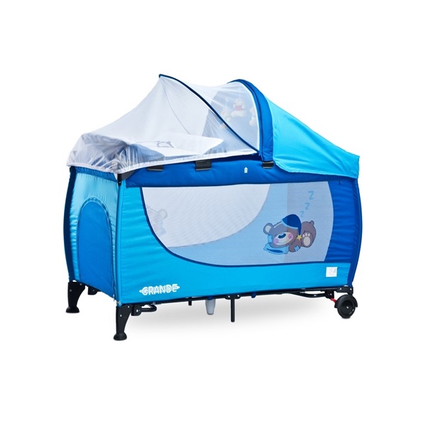 Cestovní postýlka CARETERO Grande blue 2020
