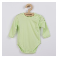 Kojenecké body celorozepínací New Baby Classic zelené