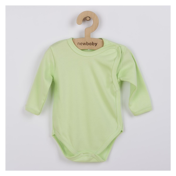 Kojenecké body celorozepínací New Baby Classic zelené