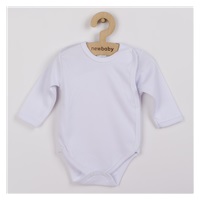 Kojenecké body celorozepínací New Baby Classic bílé