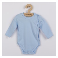 Kojenecké body celorozepínací New Baby Classic modré