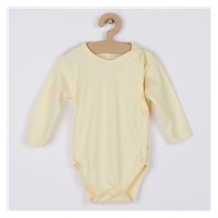Kojenecké body celorozepínací New Baby Classic žluté