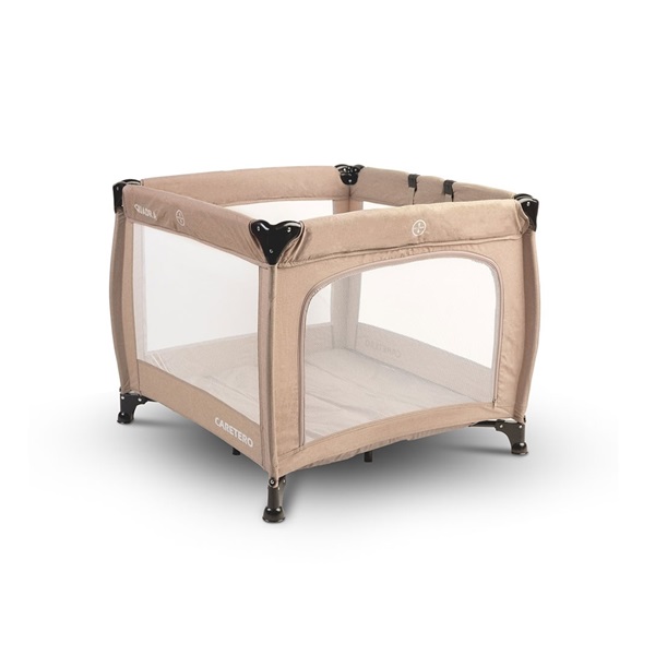 Dětská skládací ohrádka CARETERO Quadra brown