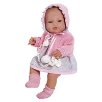 Luxusní dětská panenka-miminko Berbesa Amanda 43cm