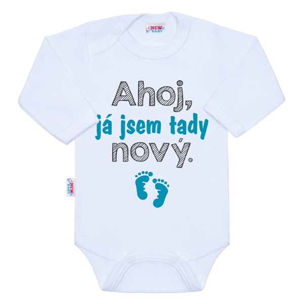 Body s potiskem New Baby Ahoj, já jsem tady nový