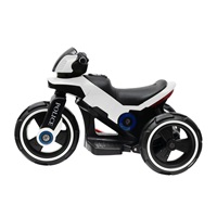 Dětská elektrická motorka Baby Mix POLICE bílá