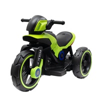 Dětská elektrická motorka Baby Mix POLICE zelená