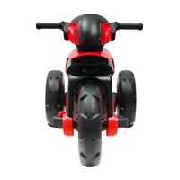 Dětská elektrická motorka Baby Mix POLICE červená