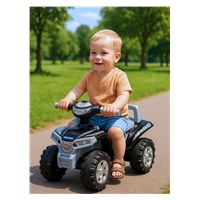 Dětské odrážedlo se zvukem Čtyřkolka Baby Mix šedá