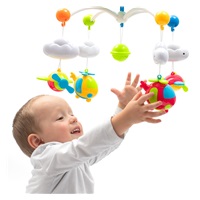 Kolotoč nad postýlku s projektorem a ovladačem Baby Mix modrý