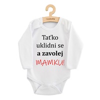 Body s potiskem New Baby a zavolej MAMKU!