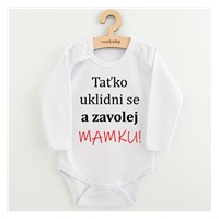 Body s potiskem New Baby a zavolej MAMKU!