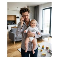 Body s potiskem New Baby a zavolej MAMKU!