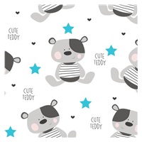 Nepromokavá flanelová podložka New Baby Cute Teddy