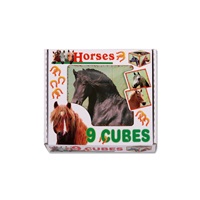 Skládací obrázkové kostky Horses