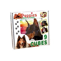 Skládací obrázkové kostky Puppies