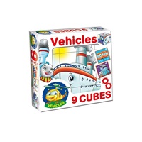 Skládací obrázkové kostky Vehicles