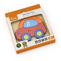 Dřevěné puzzle pro nejmenší Viga Auto