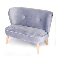 Dětská Retro pohovka sofa Drewex šedá