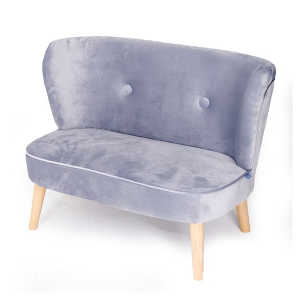Dětská Retro pohovka sofa Drewex šedá