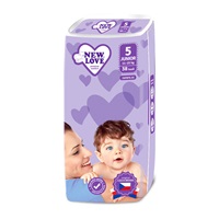 MEGAPACK Dětské jednorázové pleny New Love Premium comfort 5 JUNIOR 11-25 kg 5x38 ks