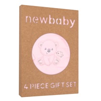 Kojenecká soupravička do porodnice New Baby Sweet Bear růžová
