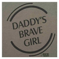Kojenecké body s krátkým rukávem New Baby Army girl
