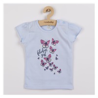 Kojenecké tričko se sukýnkou New Baby Butterflies modrá
