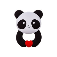 Dětské silikonové kousátko Akuku Panda