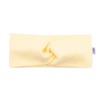 Kojenecká čelenka New Baby Style žlutá 37 cm