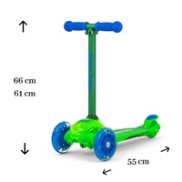 Dětská koloběžka Milly Mally Scooter Zapp green