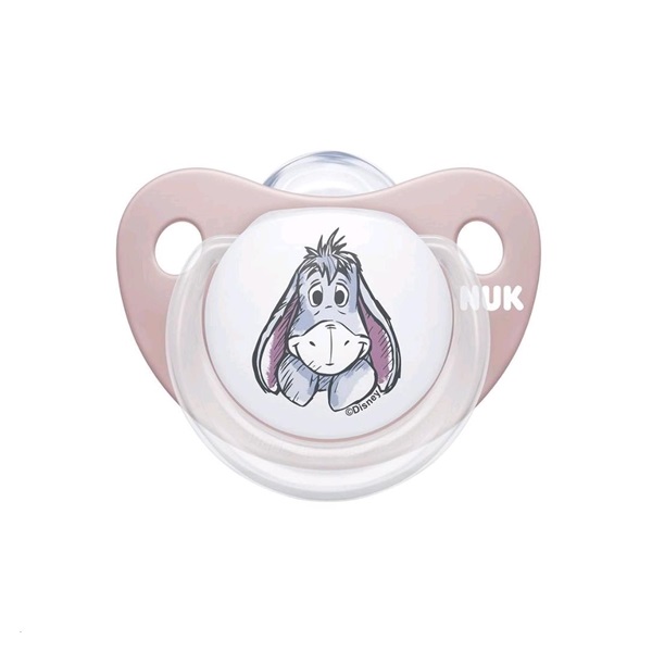 Šidítko Trendline NUK Disney Medvídek Pú 0-6m Box růžové