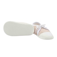 Kojenecké capáčky tenisky New Baby jeans béžové 12-18 m