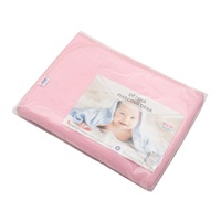 Dětská fleecová deka New Baby 100x75 růžová proužky