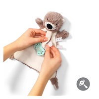 Usínáček Baby Ono Otter Maggie s poutkem pro dudlík