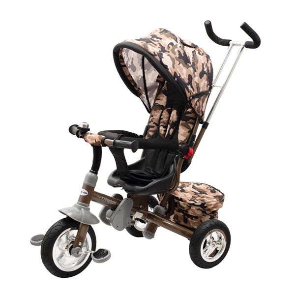 Dětská tříkolka Baby Mix 3v1 TYPHOON 360° army