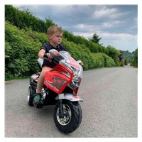 Dětská elektrická motorka Baby Mix RACER bílá