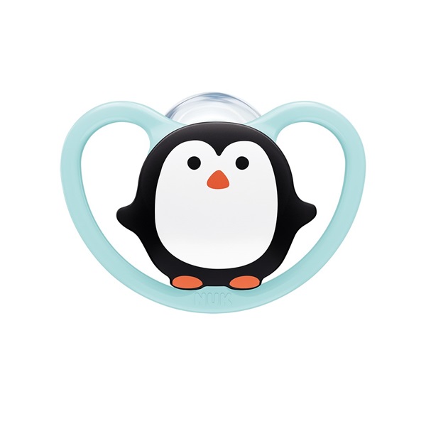 Šidítko Space NUk 6-18m BOX penguin