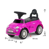 Dětské odrážedlo Milly Mally FIAT růžové