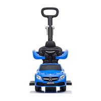 Odrážedlo s vodící tyčí Mercedes Benz AMG C63 Coupe Baby Mix modré