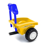 Dětské odrážedlo traktor s vlečkou a nářadím Baby Mix New Holland žlutý