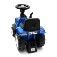 Dětské odrážedlo traktor s vlečkou a nářadím Baby Mix New Holland žlutý