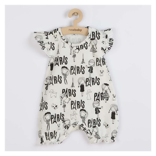 Kojenecký letní bavlněný overal New Baby Paris