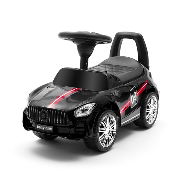 Dětské odrážedlo se zvukem Baby Mix RACER černé