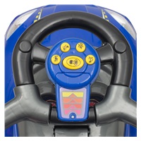 Dětské odrážedlo s vodící tyčí 3v1 Baby Mix Mega Car modré