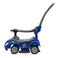 Dětské odrážedlo s vodící tyčí 3v1 Baby Mix Mega Car modré